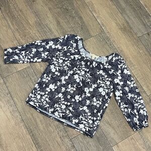 Micheal Kors Elegant Floral Top Size Medium Like New